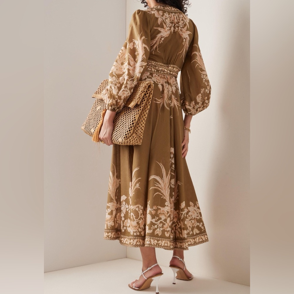 Beautiful Zimmermann midi wrap dress, new with tags, feminine & elegant